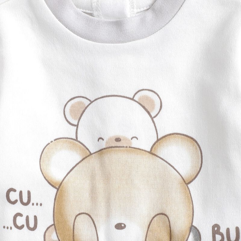 Knitted Babysuit-Back Opening image number null